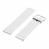 Replacement Strap Bracelet Silicone Band for Fitbit Versa 2/Versa Lite/Versa[Large Fits Wrist 7.1" - 8.7",White]