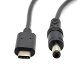 USB Type C Charger Power Cable Lead For 3.5mm x 1.35mm DC Barrel Jack 5V 2A