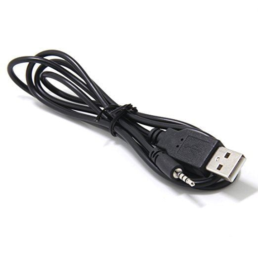 USB Charging Cable for JBL J56BT Bluetooth Headphones Charger Lead Black