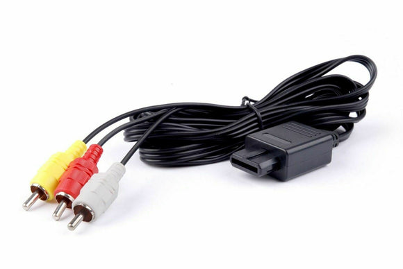 for Nintendo 64 N64 SNES GameCube Console Cable AV RCA Video Audio Lead Scart
