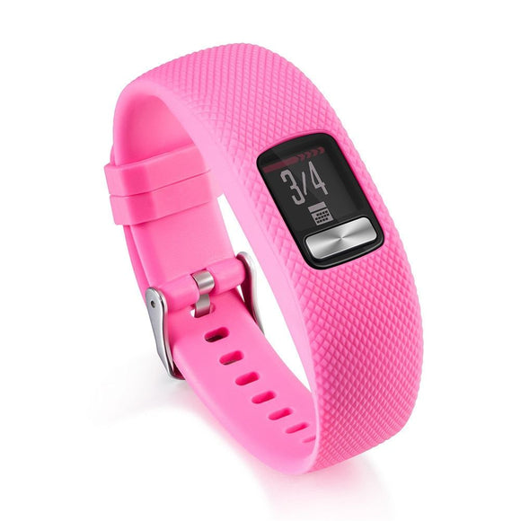 for Garmin Vivofit 4 Strap Band Replacement Wristband Bracelet Classic Buckle[Pink,Does Not Apply]