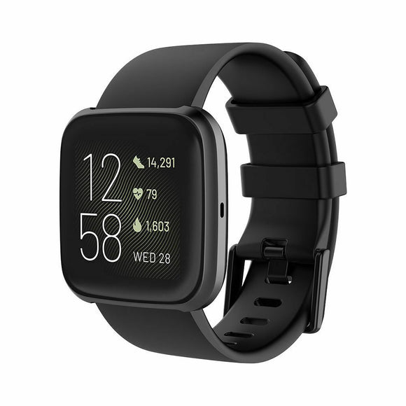 Replacement Strap Silicone Band Bracelet for Fitbit Versa 2/Versa Lite/Versa, Small Fits Wrist 5.5