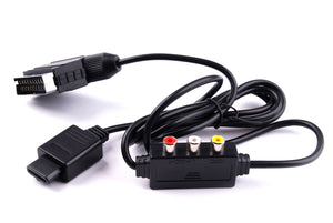 RGB AV HD TV Scart Cable Lead for Nintendo 64 N64 with AV Outputs 1.8m