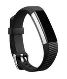 Replacement Wristband Bracelet Strap Wrist Band for Fitbit Alta Classic Buckle, Black