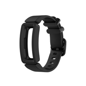 Replacement Silicone Band Strap Bracelet for Fitbit Ace 2/Inspire/Inspire HR, Black