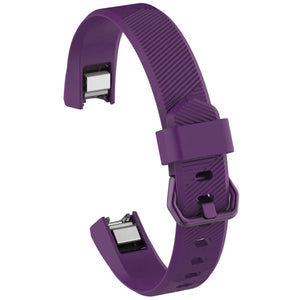 Replacement Strap Silicone Band Bracelet for Fitbit Ace Kids / Alta / Alta HR[Small Fits Wrist 5.5" - 6.9",Purple]
