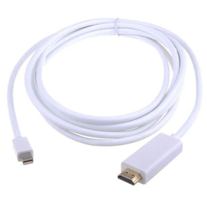 For Macbook Pro Air TV 6FT/1.8M Mini DP Display Port Thunderbolt to HDMI Cable