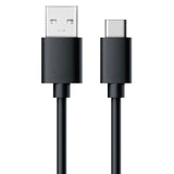 USB Type C Charging Cable for JBL Flip 5 Bluetooth Speaker 1 Meter Lead Black