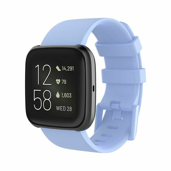 Replacement Strap Silicone Band Bracelet for Fitbit Versa 2/Versa Lite/Versa, Small Fits Wrist 5.5