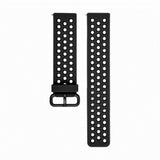 Replacement Strap Bracelet Silicone Band for Fitbit Versa 2/Versa Lite/Versa, Large Fits Wrist 7.1" - 8.7", Black