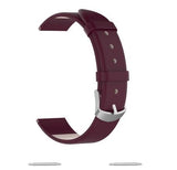 For Fitbit Versa 2/Versa/Versa Lite Leather Band Replacement Wristband Strap[Purple]