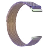 For Fitbit Versa 2/Versa/LITE Strap Milanese Wrist Band Stainless Steel Magnetic[Small (5.5"-7.1"),Rainbow]