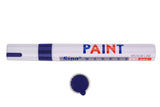 PERMANENT Car Tyre Tire Metal Outdoors Oil Based MARKER PEN[Blue]