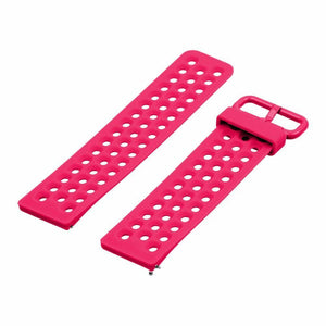 Replacement Strap Bracelet Silicone Band for Fitbit Versa 2/Versa Lite/Versa[Small Fits Wrist 5.5" - 6.9",Hot Pink]