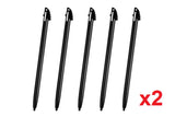 10 Black Touch Stylus Pen For Nintendo 3DS XL LL Rigid Plastic