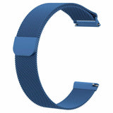 For Fitbit Versa 2/Versa/LITE Strap Milanese Wrist Band Stainless Steel Magnetic[Large (7.1"-8.7"),Blue]