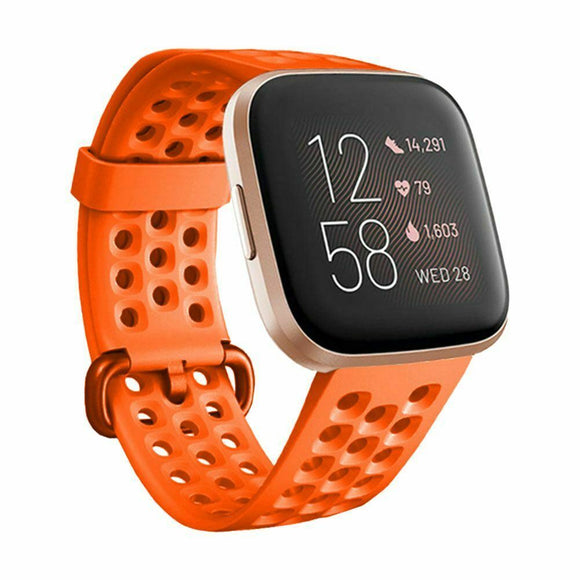 Replacement Strap Bracelet Silicone Band for Fitbit Versa 2/Versa Lite/Versa[Small Fits Wrist 5.5