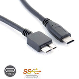 USB 3.0 to USB C 3.1 USB Cable for Seagate Wireless Plus External Hard Drives