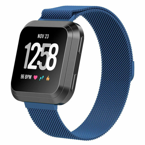 For Fitbit Versa 2/Versa/LITE Strap Milanese Wrist Band Stainless Steel Magnetic[Small (5.5