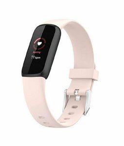 for Fitbit Luxe / Special Edition Replacement Band Strap Silicone Bracelet Wrist[Small,Pink]