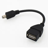 For Garmin Sat Nav Forerunner 305 USB Mini to USB Female OTG Cable Adapter