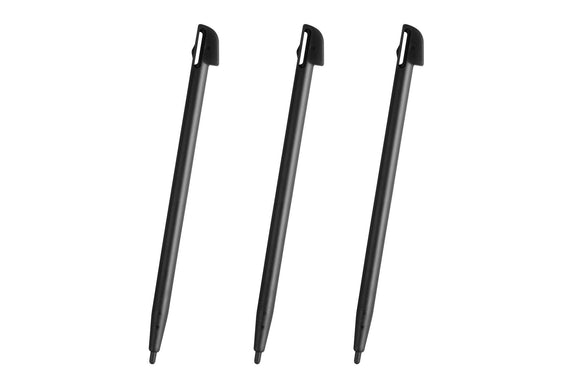 3 Black Touch Stylus Pen For Nintendo 3DS XL LL Rigid Plastic