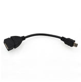 USB Adaptor Cable for Garmin Sat Nav Forerunner 301 Mini to Female OTG