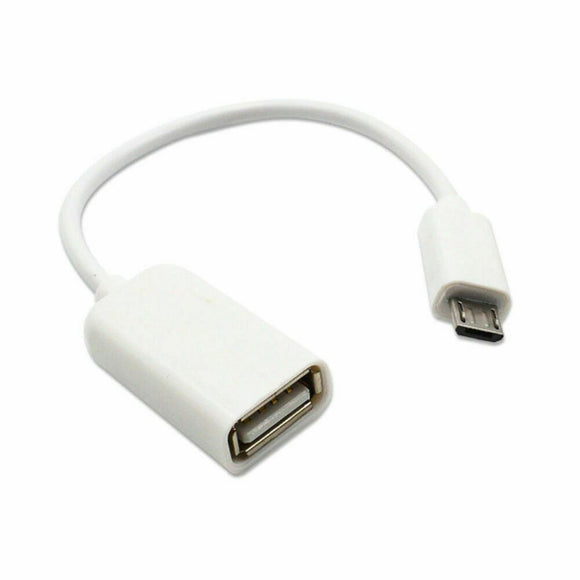 For Amazon Fire Kindle Fire HD 7/HDX 7/8 USB OTG Cable Adapter Data Sync White