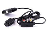 Cable Cord for Nintendo 64 SNES Gamecube AV Scart Lead TV RGB Black