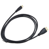 Mini HDMI to HDMI 1080P HD TV AV Video Out Cable Lead For Playstation PS4 PRO, Black