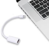 20cm  Gold-Plated Mini DisplayPort to HDMI Male Cable Adapter For PC