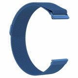 For Fitbit Versa 2/Versa/LITE Strap Milanese Wrist Band Stainless Steel Magnetic[Large (7.1"-8.7"),Blue]