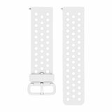 Replacement Strap Bracelet Silicone Band for Fitbit Versa 2/Versa Lite/Versa[Small Fits Wrist 5.5" - 6.9",White]
