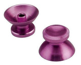 Aluminium Alloy Metal Thumbsticks Analog Sticks Button Grip for Xbox One[Purple]