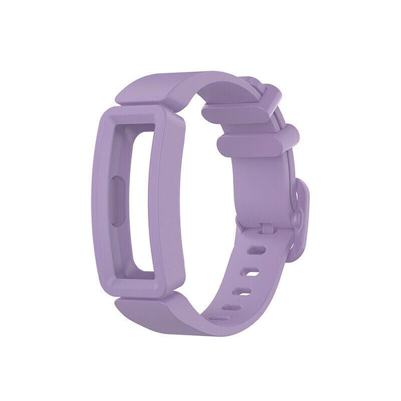 Replacement Silicone Band Strap Bracelet for Fitbit Ace 2/Inspire/Inspire HR, Light Purple