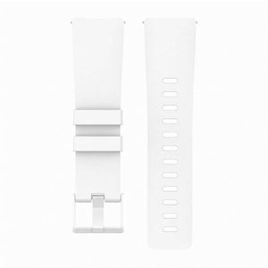 Replacement Strap Silicone Band Bracelet for Fitbit Versa 2/Versa Lite/Versa, Large Fits Wrist 7.1" - 8.7", White