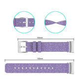For Fitbit Charge 4 3 SE Strap Woven Nylon Wristband Watch Band Replacement[Purple]