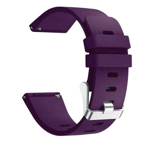 Replacement Silicone Band Strap Bracelet for Fitbit Versa 2/Versa Lite/Versa[Small Fits Wrist 5.5" - 6.9",Purple]
