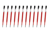 Compatible Refills For Parker Gel Ink Medium Point Red Pack of 12