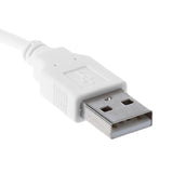 USB Charging Cable Lead Nintendo Wii U Controller 3 Meter Long Charger White