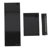 Console Door Slot Covers for Nintendo Wii, Black