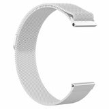 For Fitbit Versa 2/Versa/LITE Strap Milanese Wrist Band Stainless Steel Magnetic[Large (7.1"-8.7"),Silver]