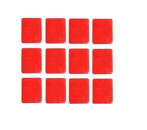 VHB Adhesive Flat Sticky Sticker Pads For GoPro 3 4 4+ HD Pack of 12