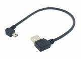 USB 90 Degree Angle Charger Cable for Canon Powershot SX200 IS Camera Short Lead