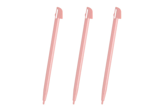 3 Pink Touch Stylus Pen For Nintendo 3DS XL LL Rigid Plastic