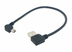 USB 90 Degree Angle Charger Cable for Canon Powershot G11 Camera Short Lead