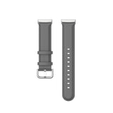 For Fitbit Versa 3 / Sense Band Leather Replacement Wristband Strap[Grey]