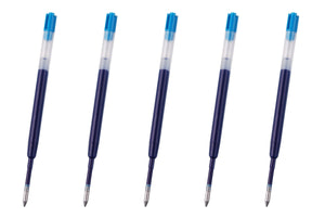 Compatible Refills For Parker Gel Ink Medium Point Blue Pack of 5