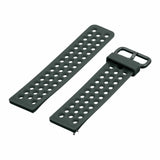 Replacement Strap Bracelet Silicone Band for Fitbit Versa 2/Versa Lite/Versa[Small Fits Wrist 5.5" - 6.9",Slate]