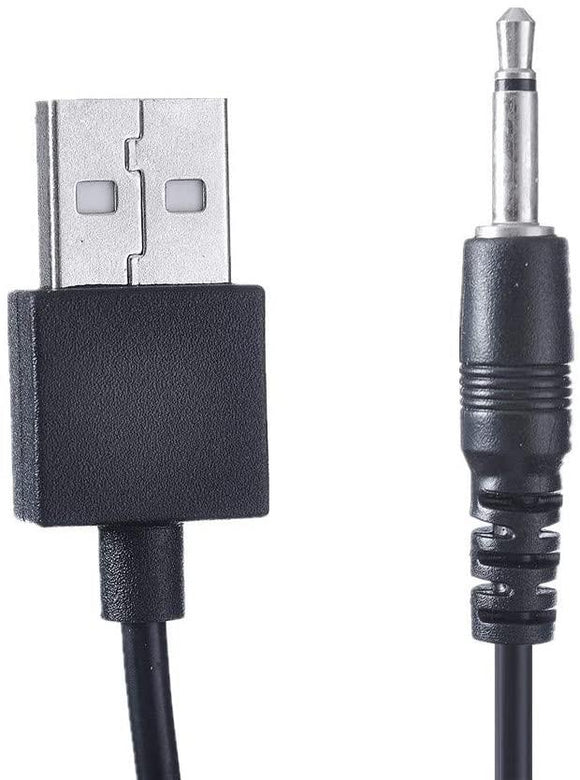 USB Charger Cable for Remington MB310 / MB320 / MB310C / MB320C Beard Trimmer Mains, Black